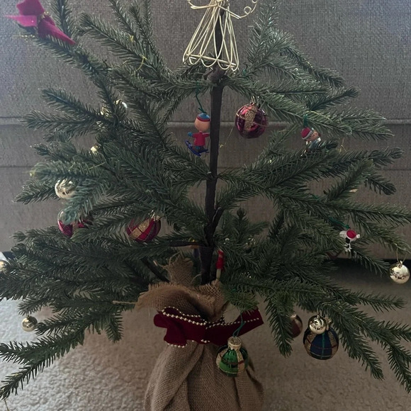 Peanuts Charlie Brown Table Top Christmas Tree Mini Characters Ornaments Snoopy - Picture 10 of 10